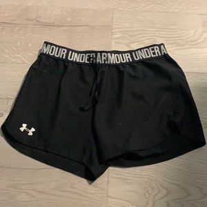 black under armor shorts